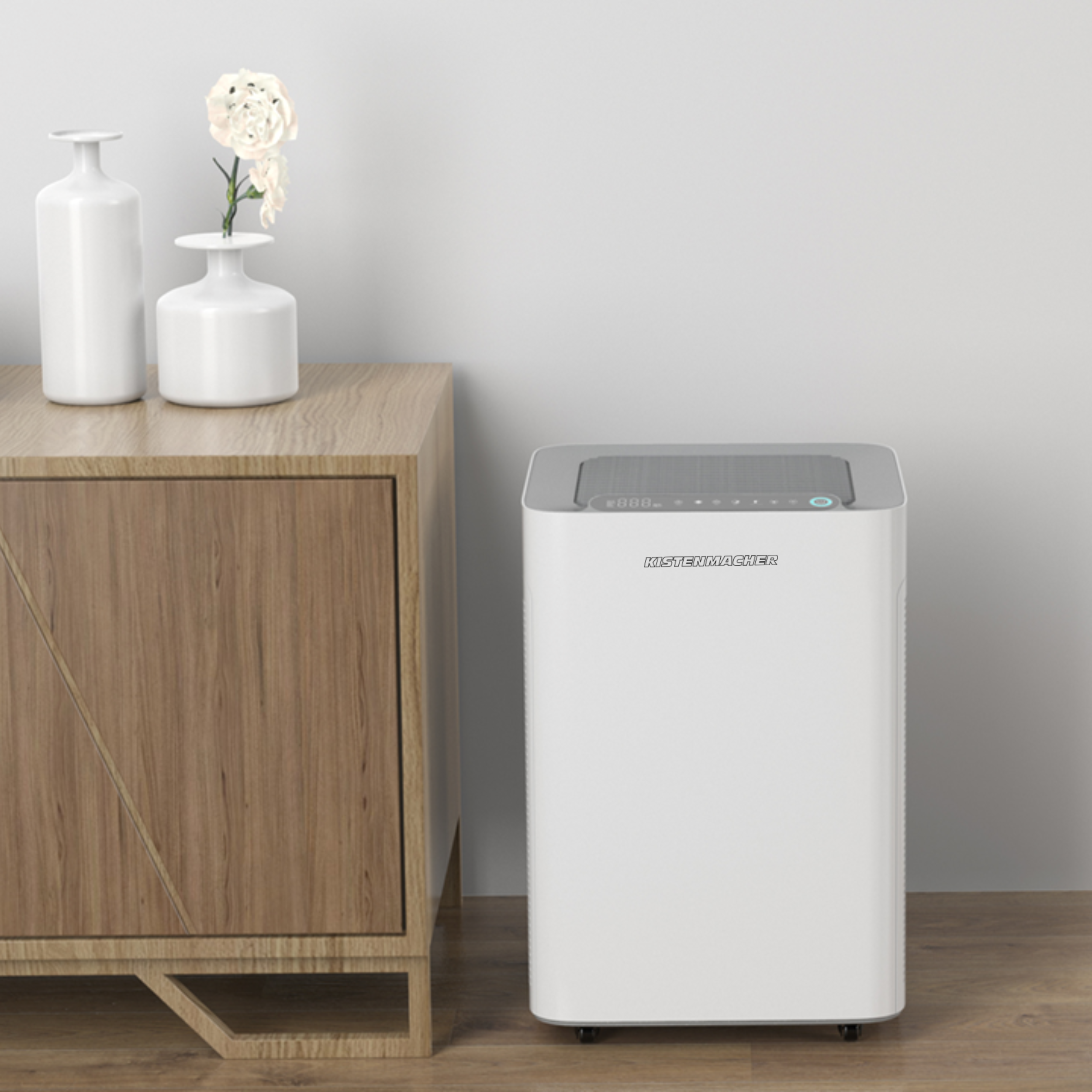 EGK AP80 Air Purifier with transport wheels for large rooms (870 m³/h)